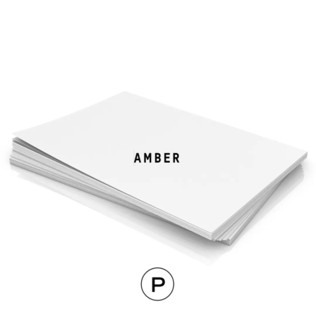 Amber preprint graphic feuilles cube