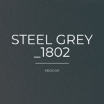 Papier de céation gris Steel Grey Color 1802 distribué par Procop FSC 100% Recyclé