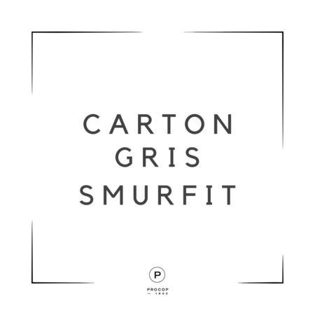 Carton gris SMURFIT